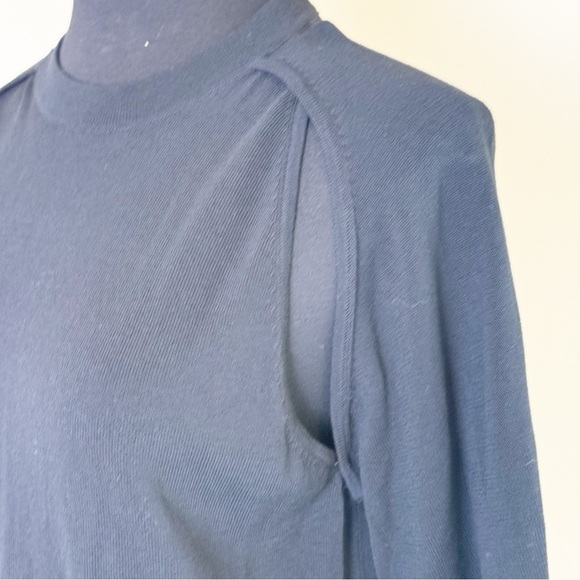 Modern Citizen Black Knit Crewneck Sweater Top short sleeve S - Picture 3 of 7